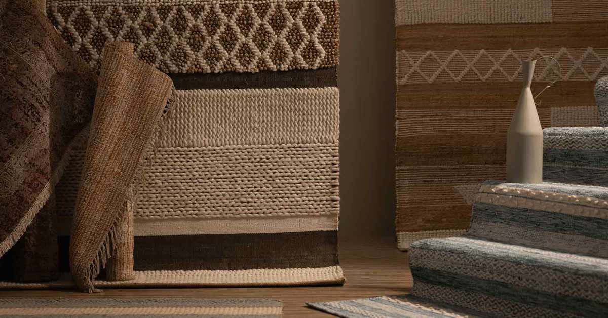 Creating depth and visual interest through carpet layering