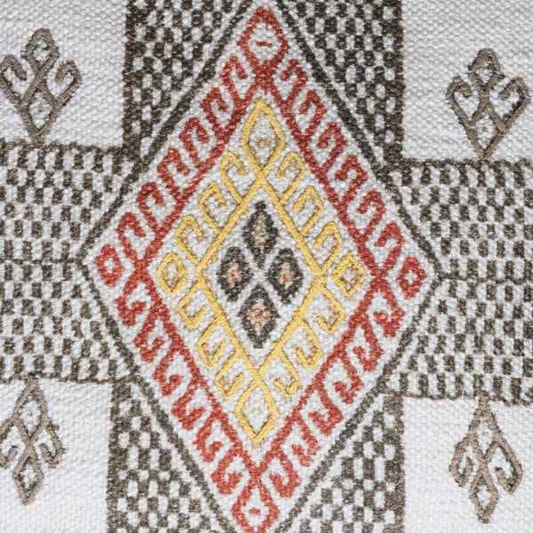 Zaria printed cushion cover by Obeetee - texture detail