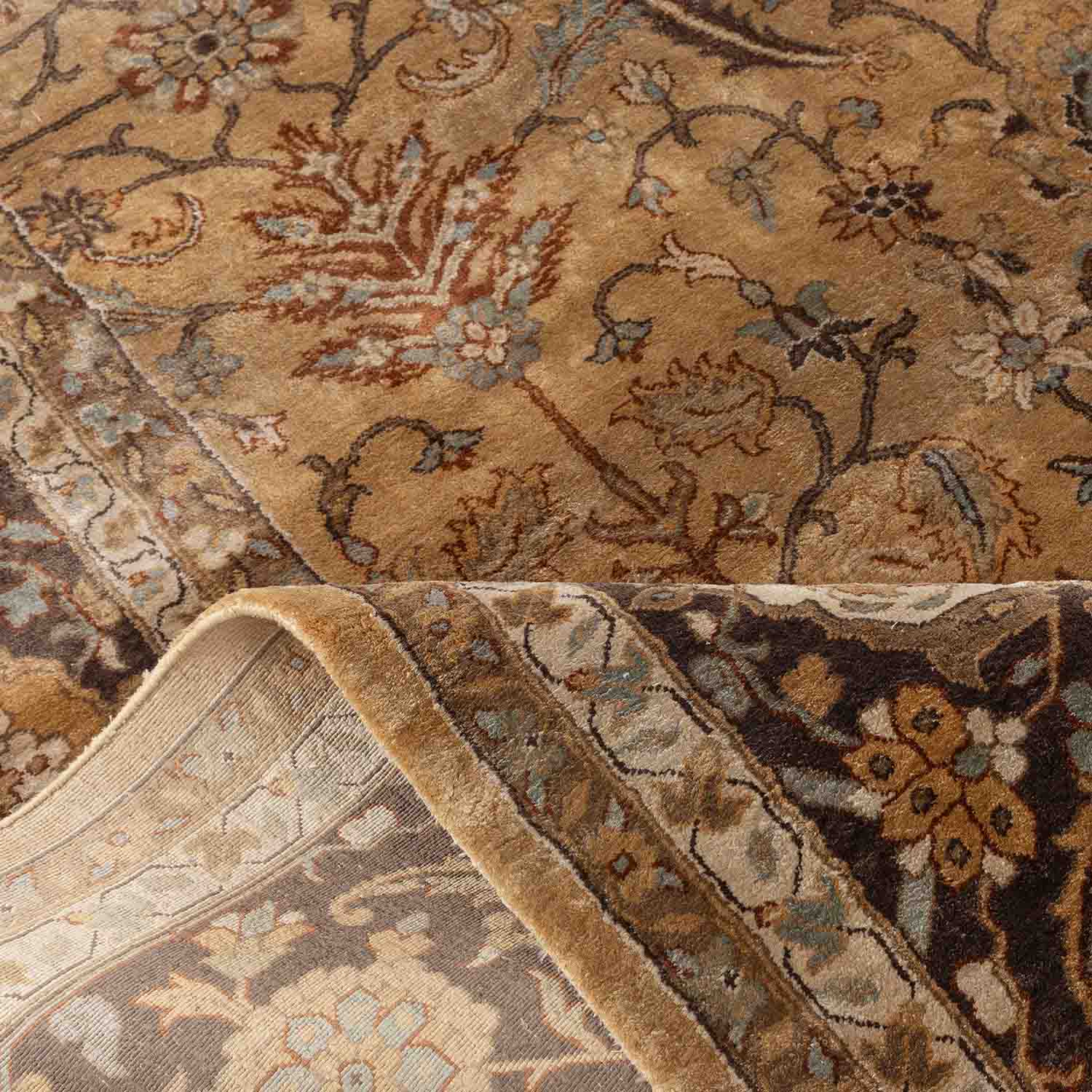 BrunelHand Knotted Silk Rug