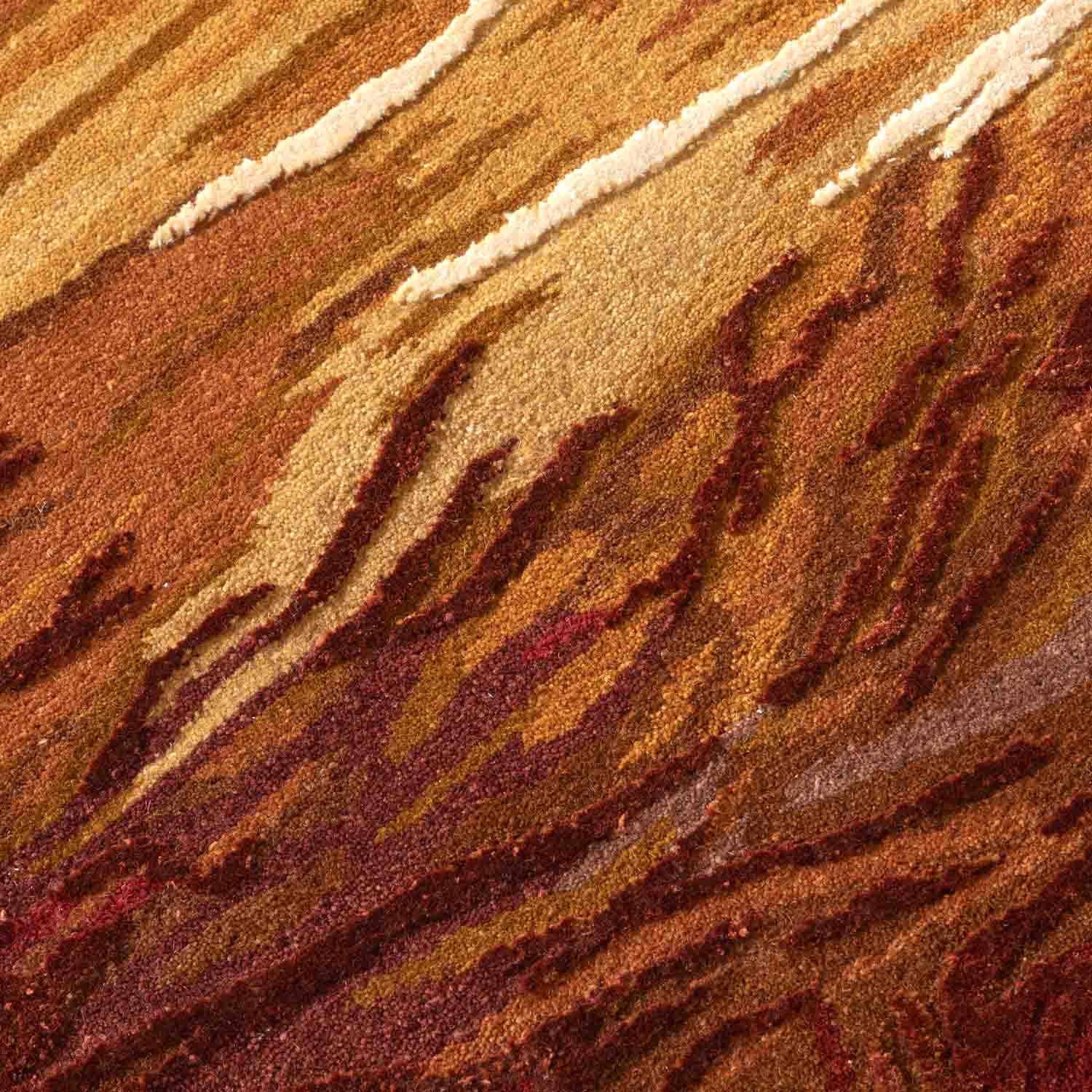 Patan Hand Knotted Woollen And Silk Rug By Angeli Sowani