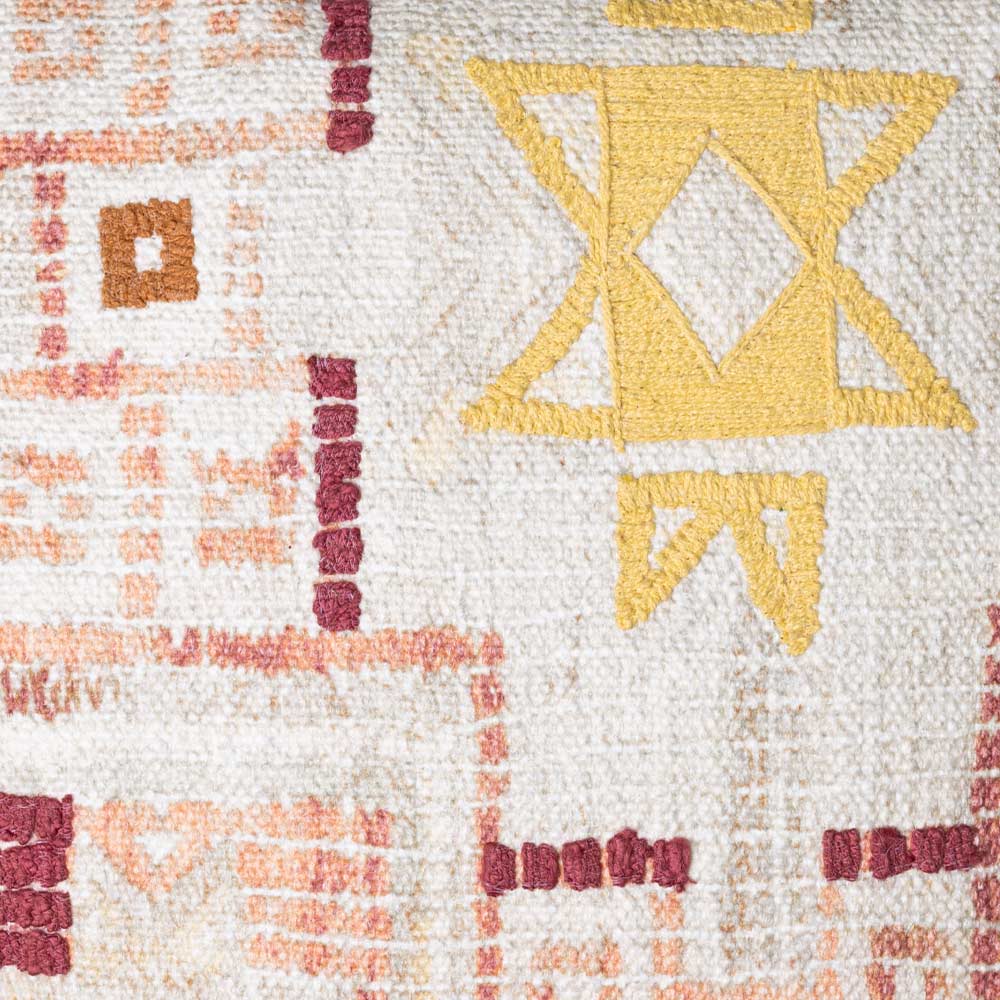 Sahaja Printed and Embroidered Cushion Cover