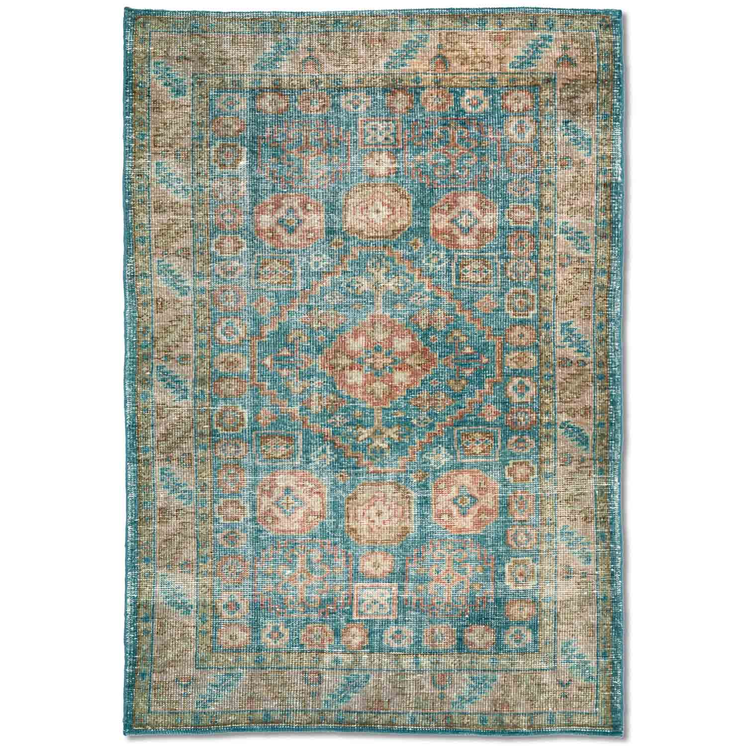 Sareeaa Hand Knotted Woollen Rug