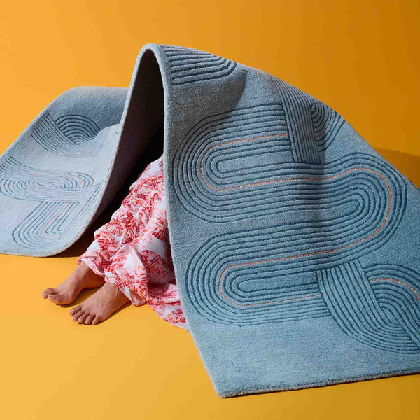 Farida Hand Tufted Woollen And Viscose Rug