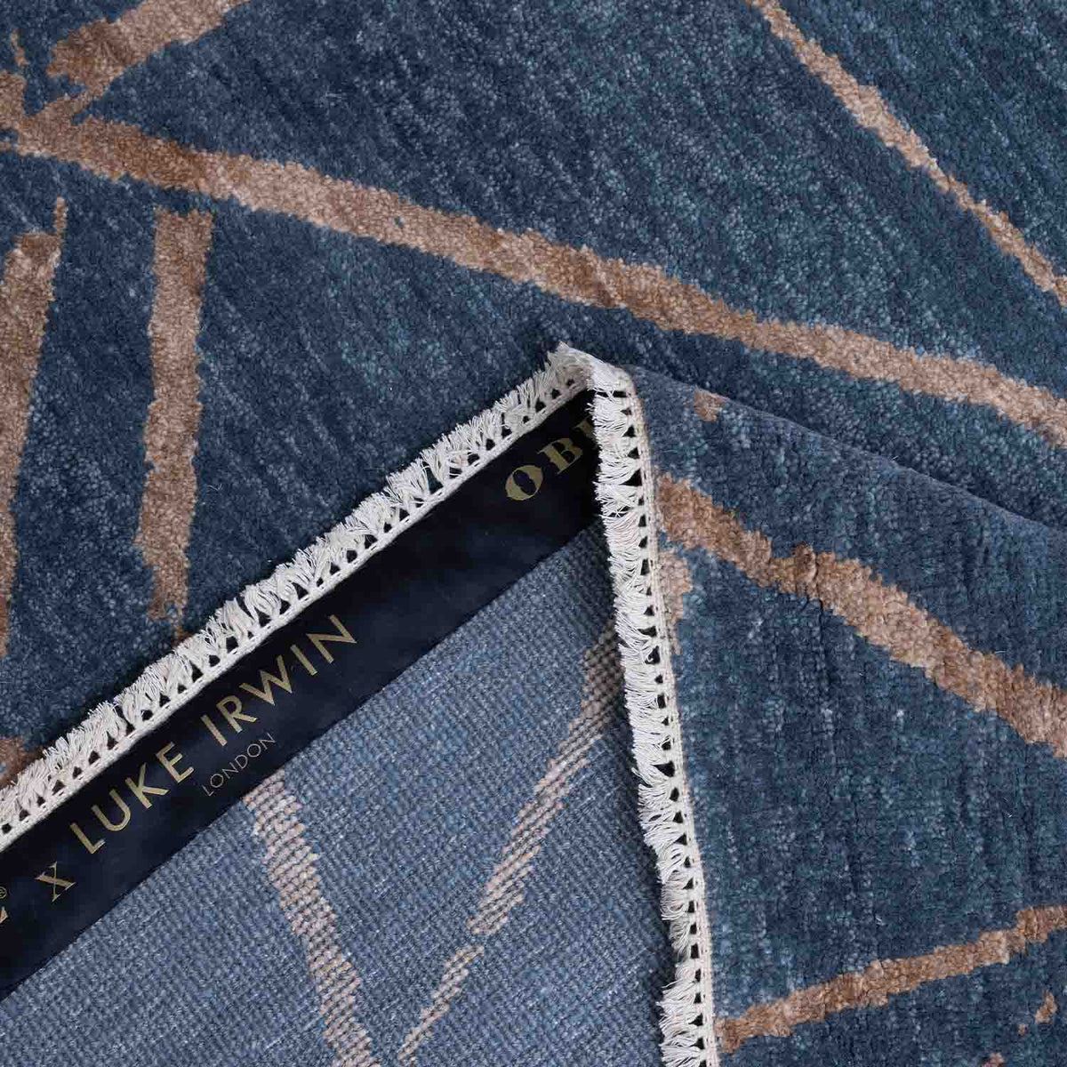 Sankaku Hand Knotted Wool And Silk Rug By Luke Irwin