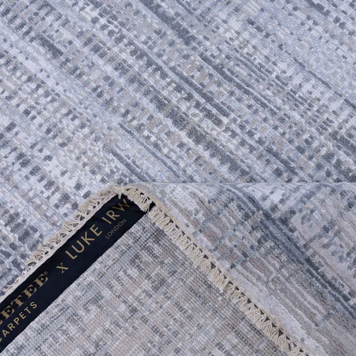 Trajectory Hand Knotted Wool And Silk Rug By Luke Irwin