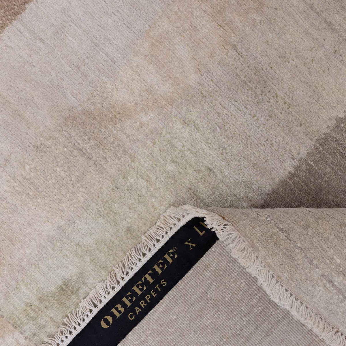Notch Hand Knotted Wool And Silk Rug By Luke Irwin