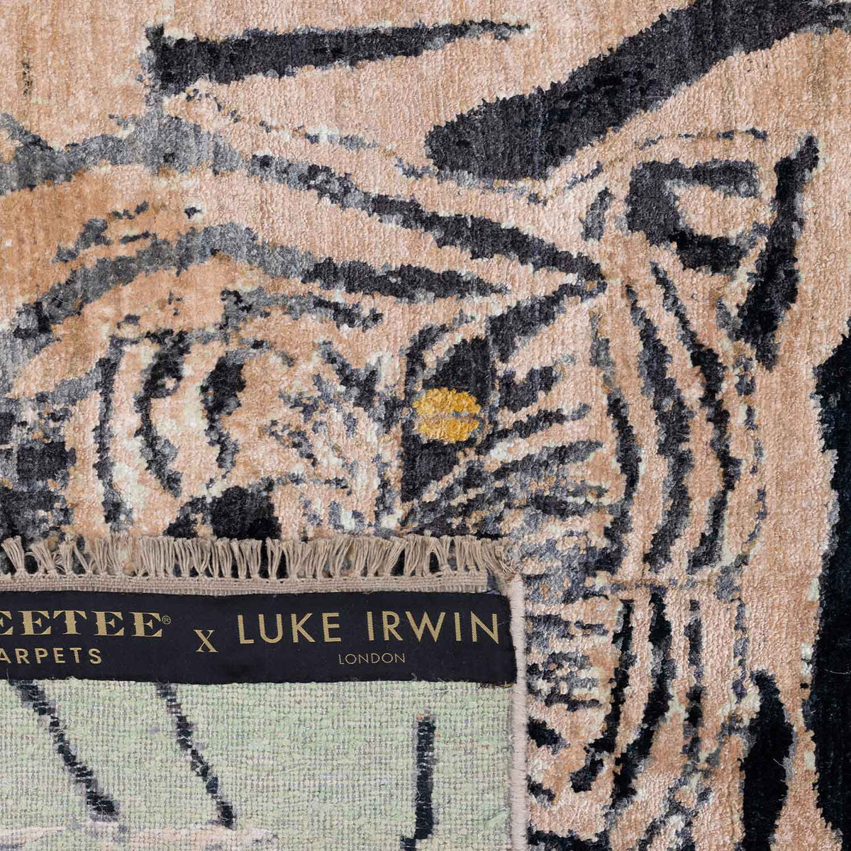 Le Tigre 5 Hand Knotted Silk Rug By Luke Irwin