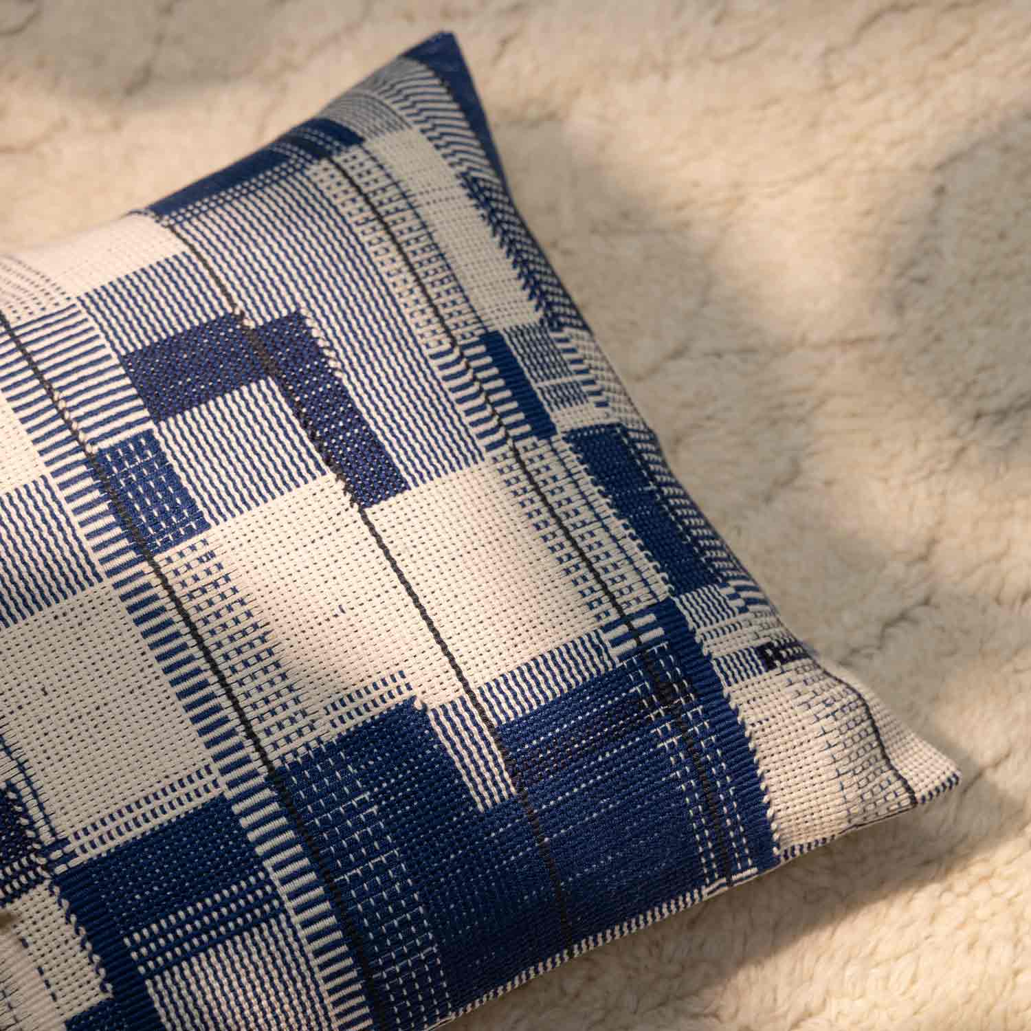 Satsuk Hand Woven Cotton Cushion Cover