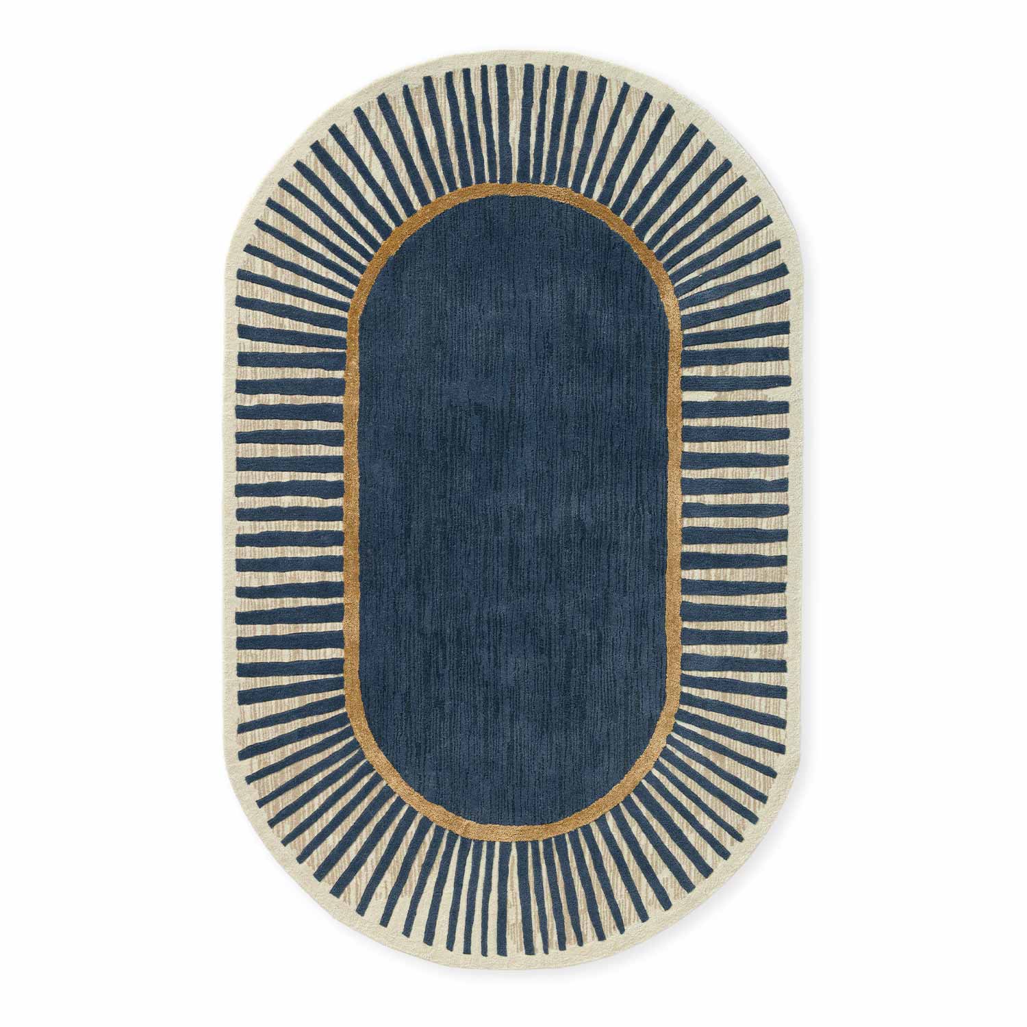 Ghoom Hand Tufted Woollen And Viscose Rug