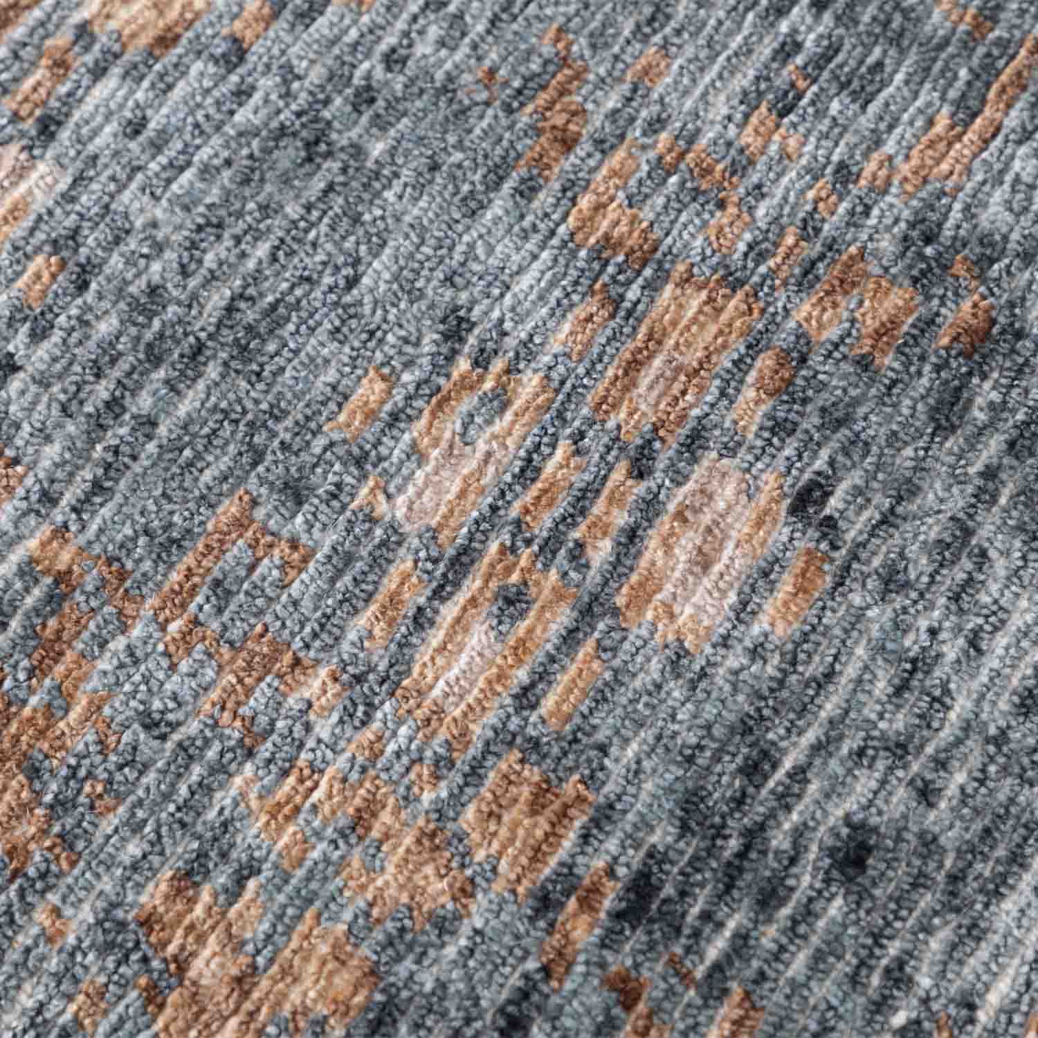 Terra Hand Knotted Viscose And Jute Rug