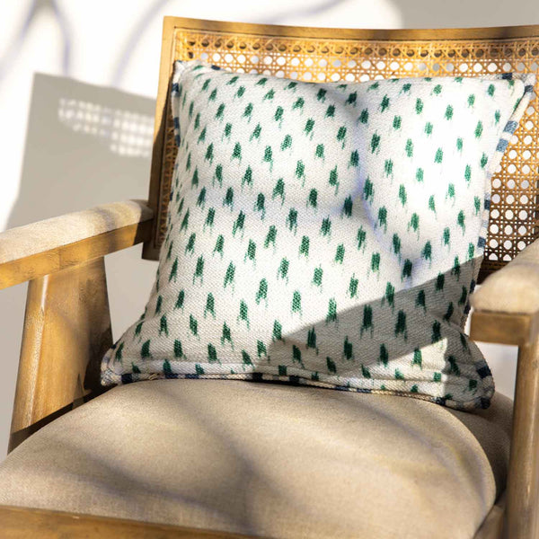 Anjari recycled polyester cushion cover by Obeetee - angle view