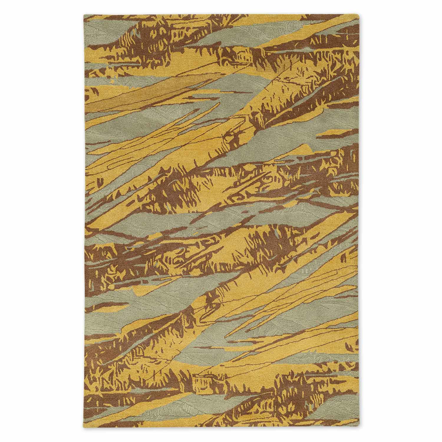 Flax Hand Tufted Wool And Viscose Rug