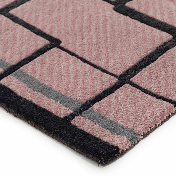 Twin Peaks Hand Tufted Woollen And Viscose Rug By Shripal Munshi