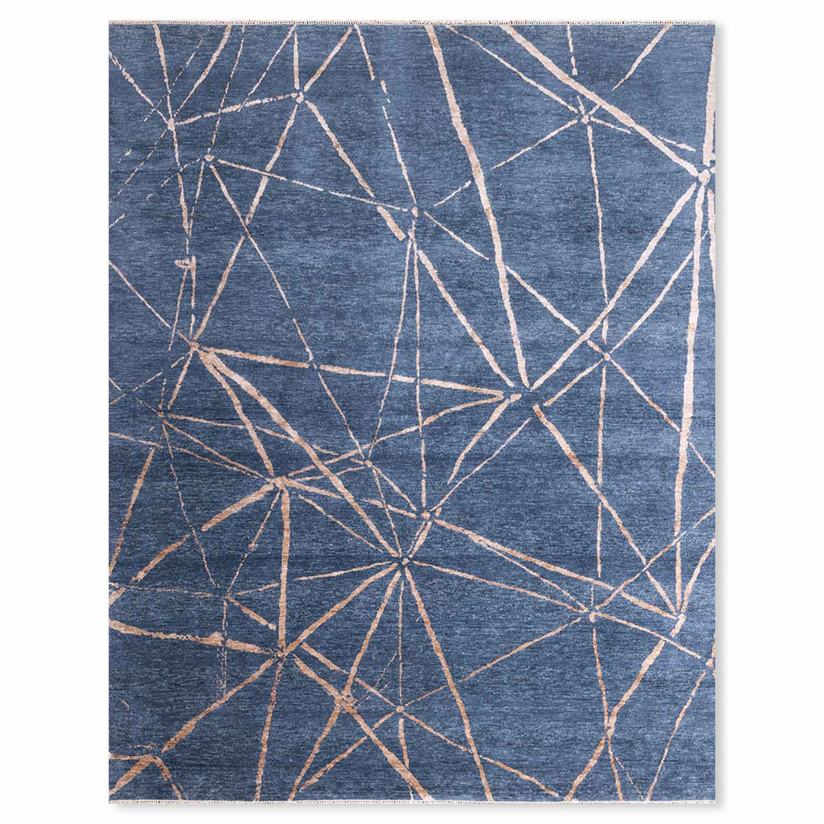 Sankaku Hand Knotted Wool And Silk Rug By Luke Irwin
