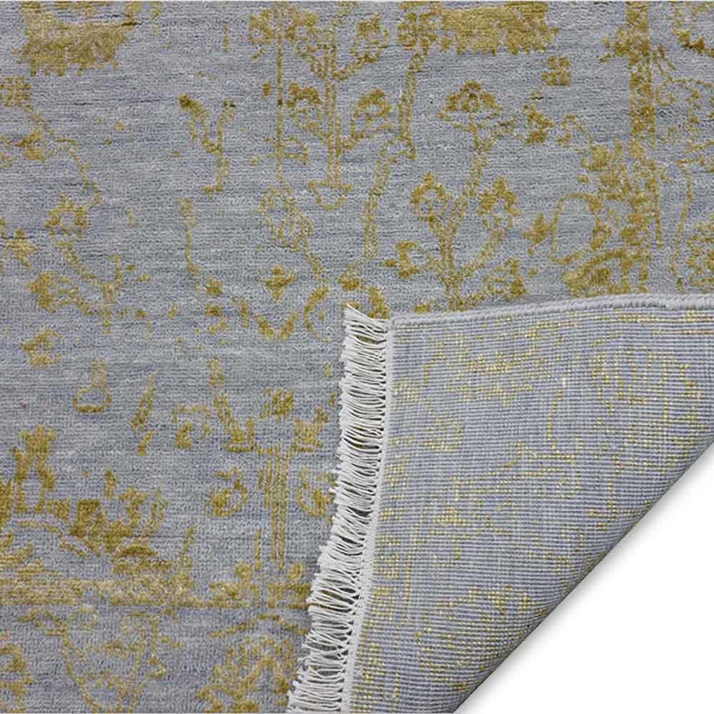 Mila Hand Knotted Woollen And Viscose Runner