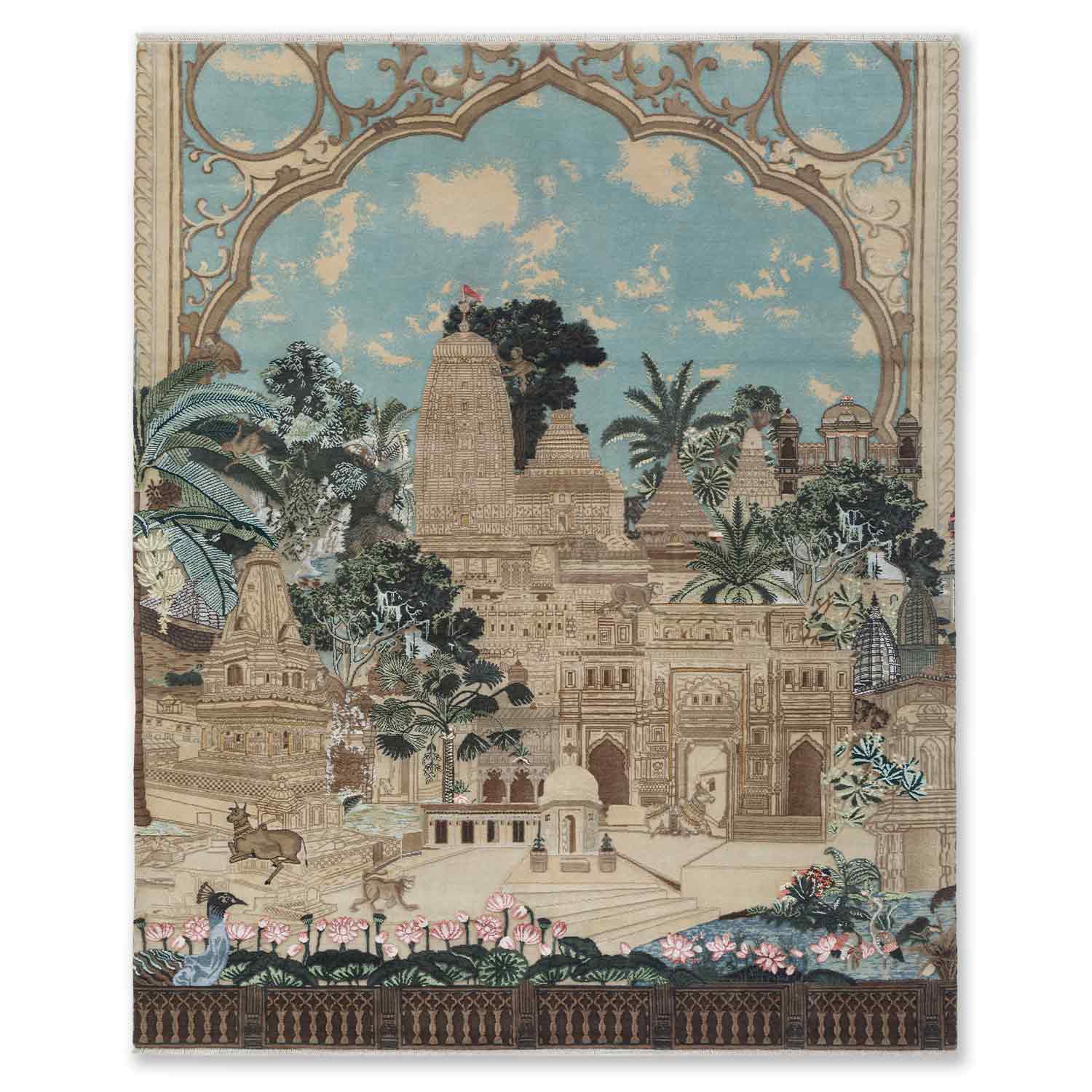 Journey Within Hand Knotted Woollen And Viscose Rug By Anita Dalmia