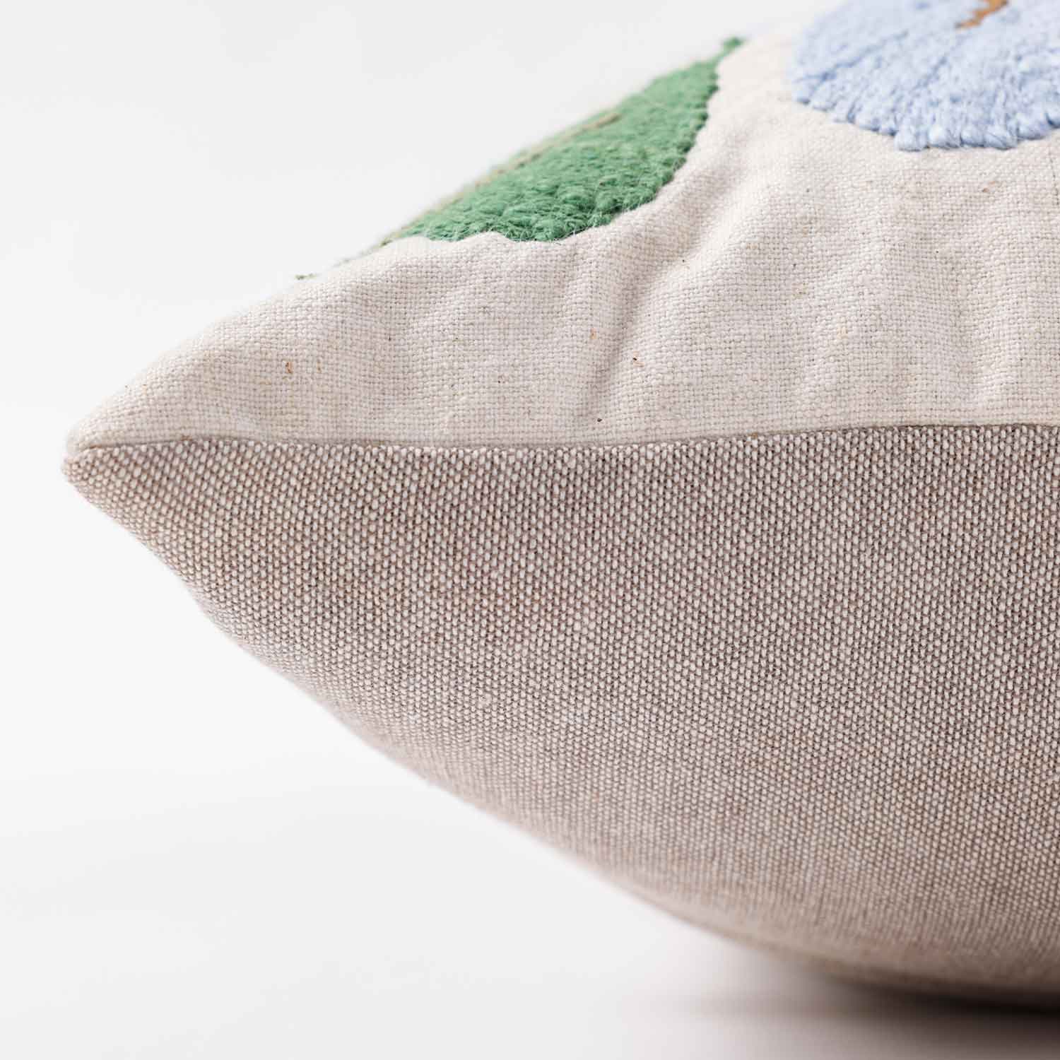 Bloom Embroidered Cotton Flex Cushion Cover