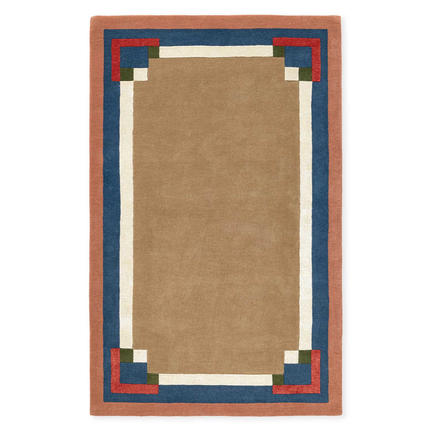 Thela Hand Tufted Woollen And Viscose Rug