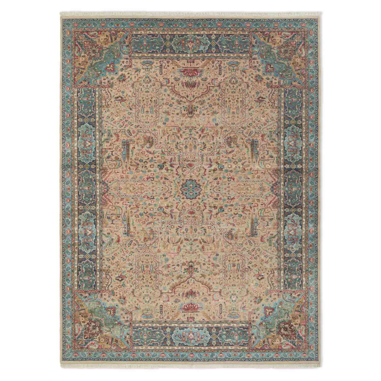Yaman Hand Knotted Woollen And Silk Rug