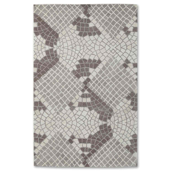 Mezzapica Handtufted Woollen And Viscose Rug By Mariella Ienna