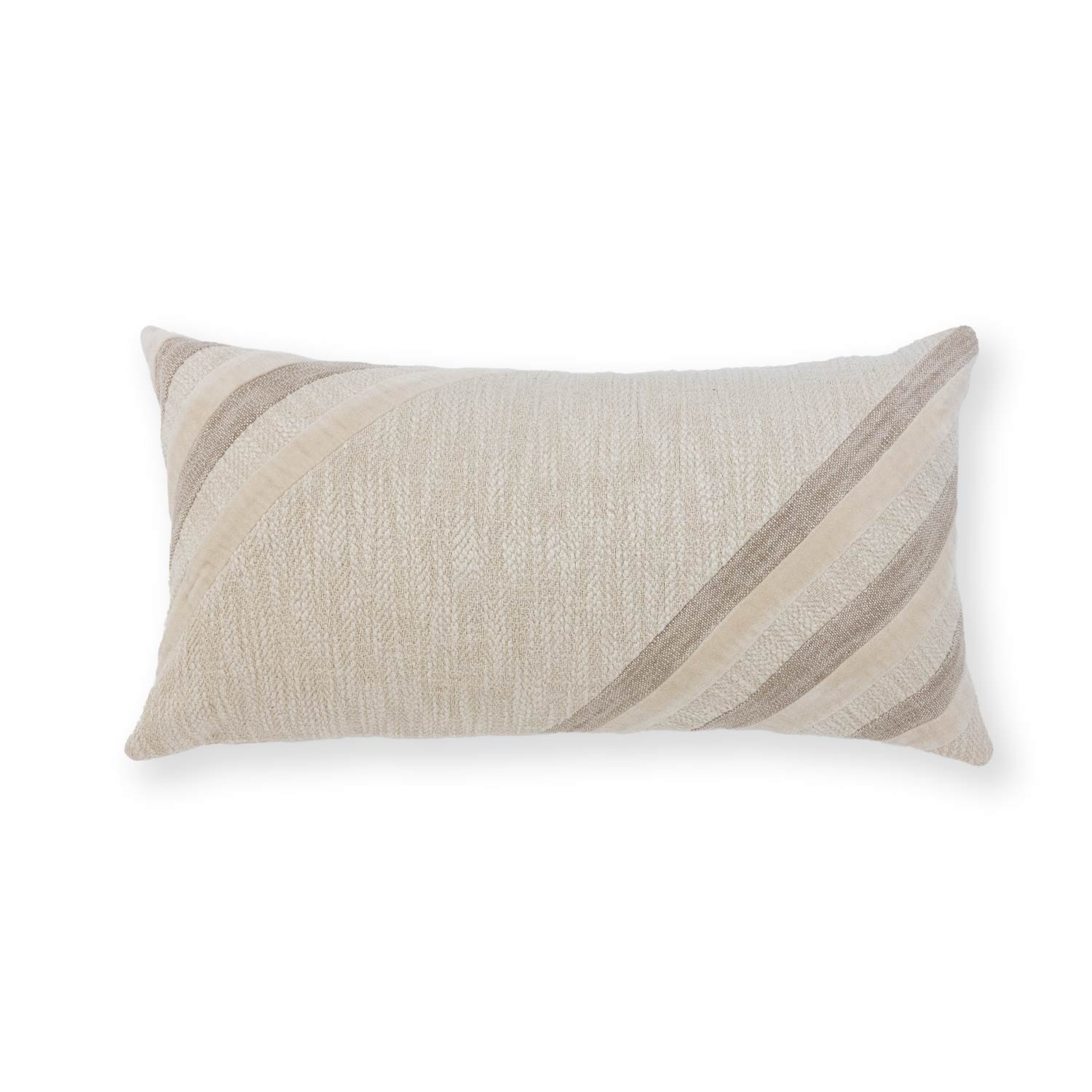 Cotton textured Navira Lumbar Cushion Cover