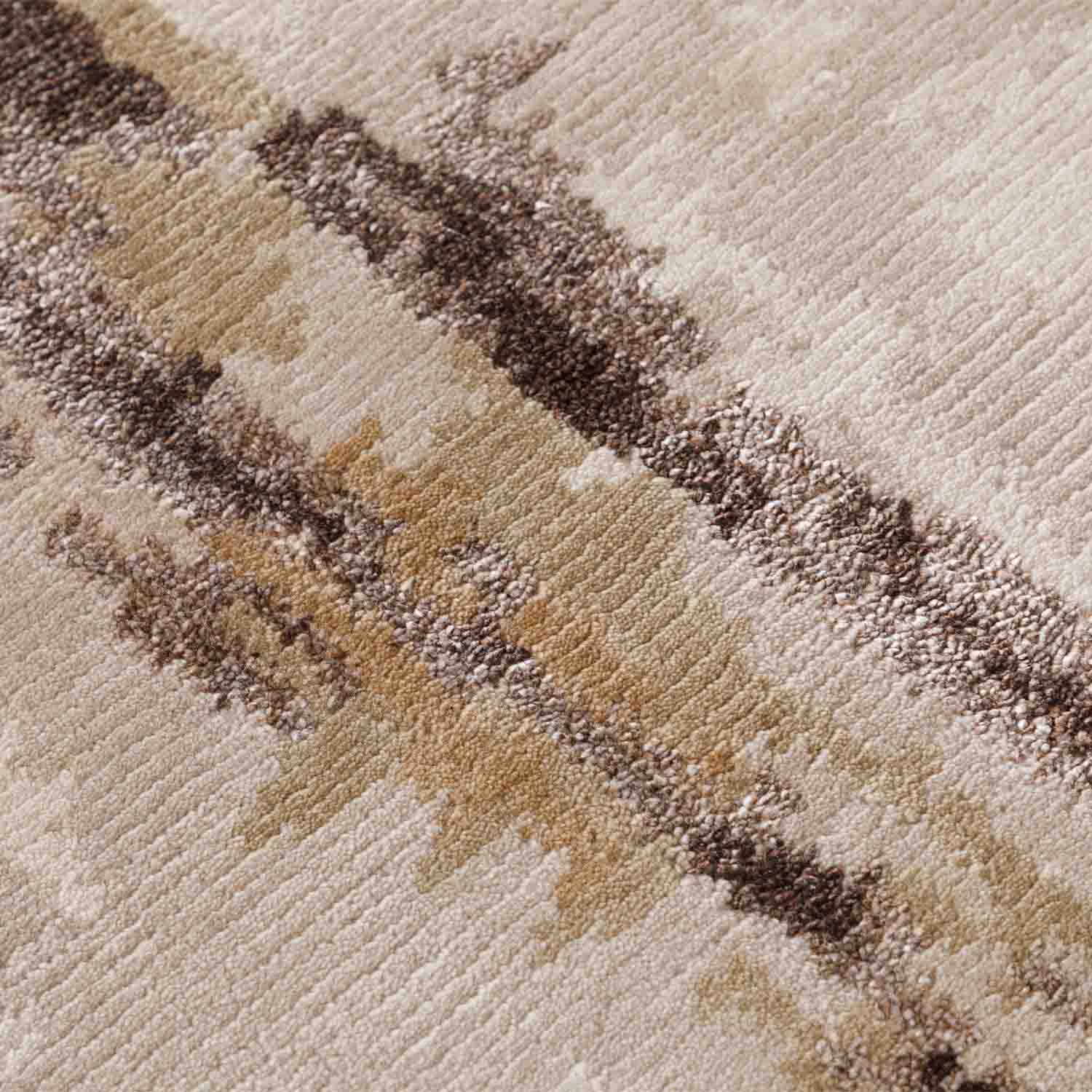 Soliscape Hand Knotted Woollen And Viscose Rug