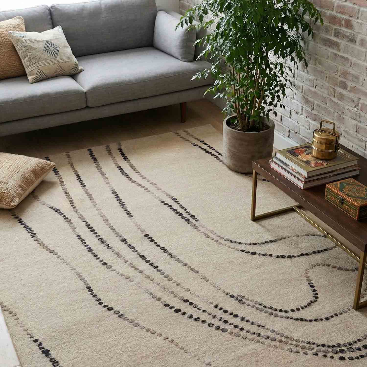 Meld Hand Tufted Wool And Viscose Rug