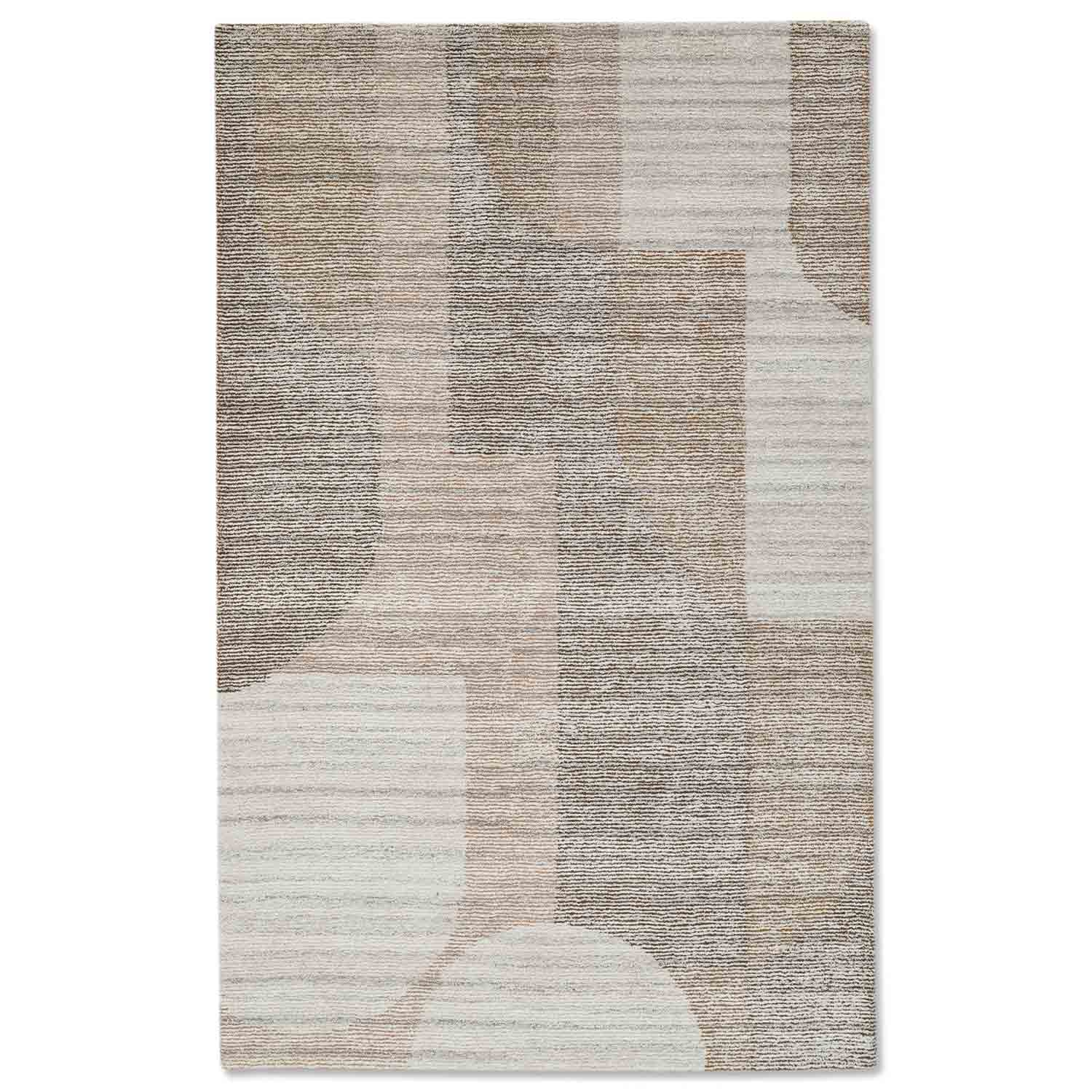 Bronze Hand Tufted Woollen And Viscose Rug