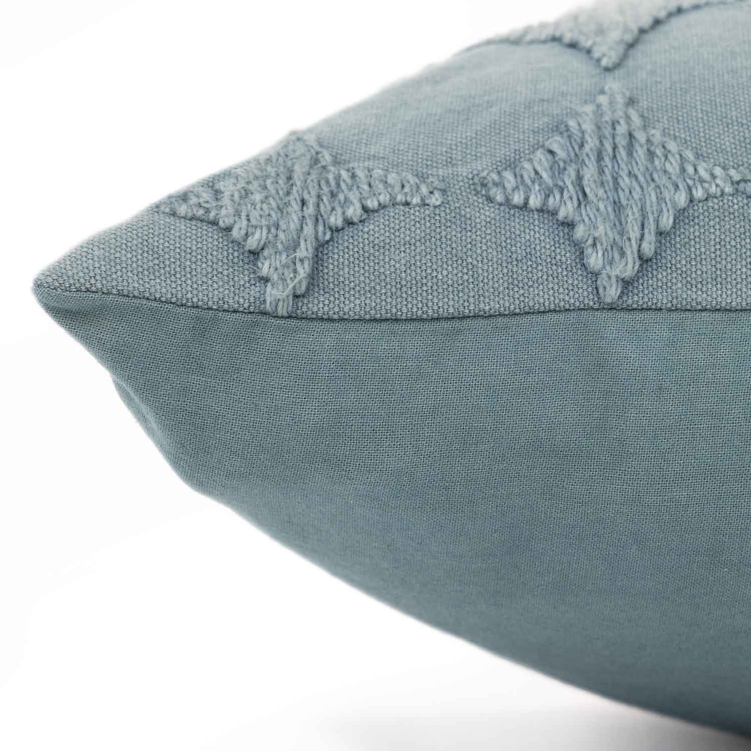 Star-Light Cotton Embroidered Cushion Cover
