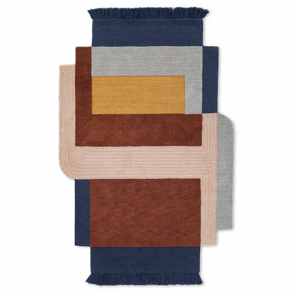 Penta Hand Tufted Woollen And Viscose Rug