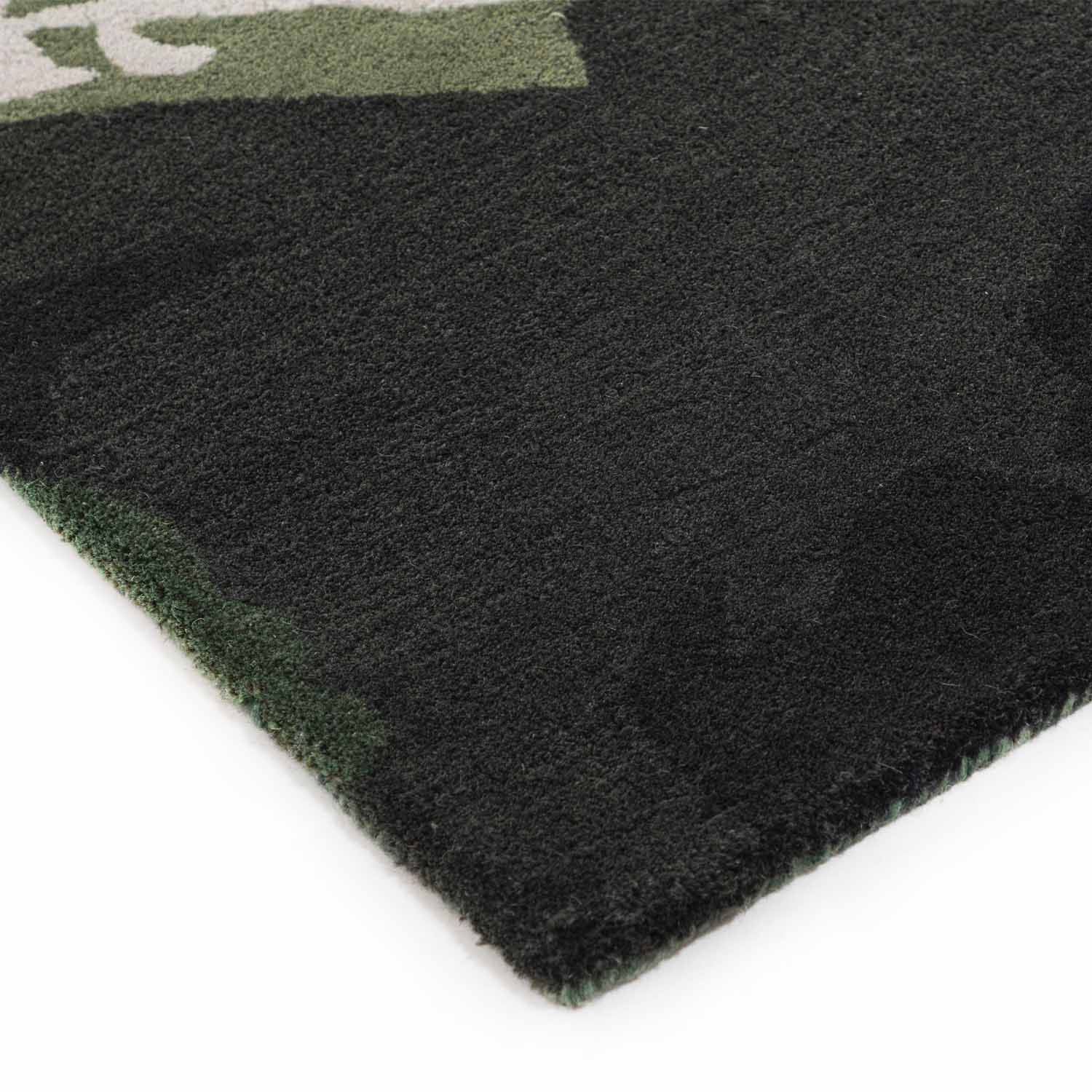 Framing The Fragments Hand Tufted Woollen Rug By Shripal Munshi