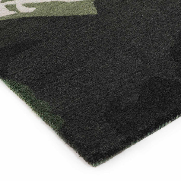 Framing The Fragments Hand Tufted Woollen Rug By Shripal Munshi
