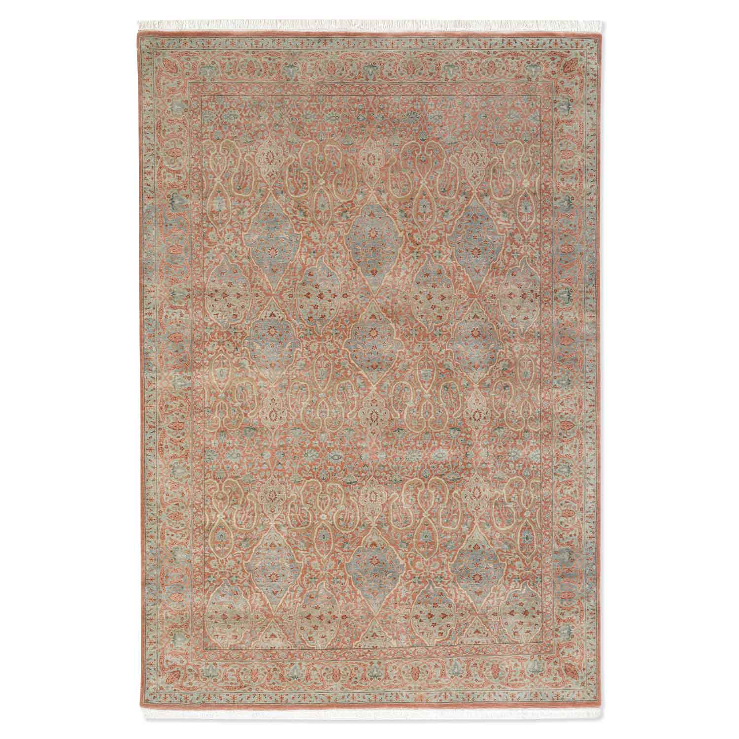 Tabriz Cloudband-B Hand Knotted Woollen Rug