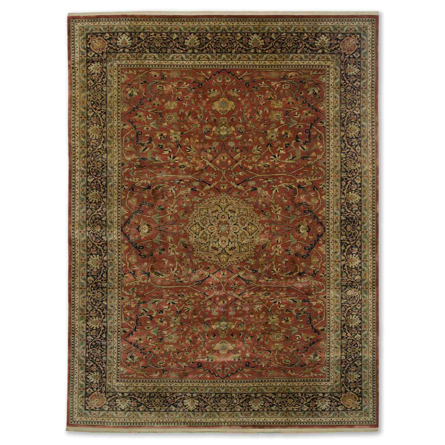 Sultaanabad2 Hand Knotted Woollen Rug