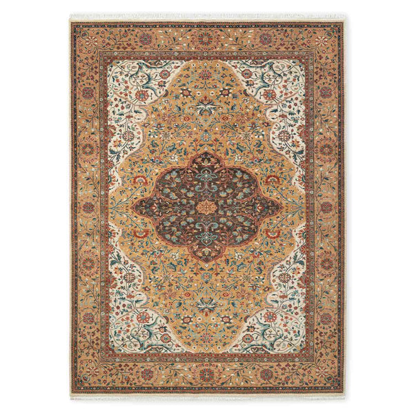 Kashan Hand Knotted Woollen Rug