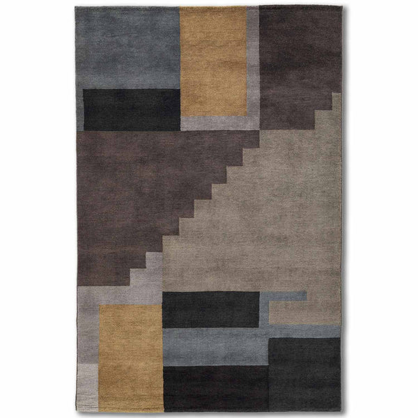Rising Hand Knotted Wool Rug By Shripal Munshi