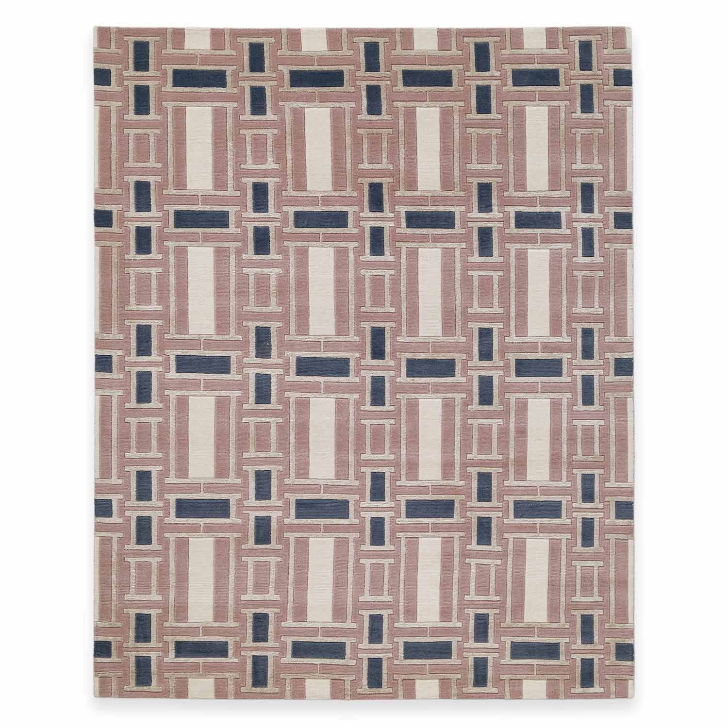 Lhasa Hand Knotted Woollen And Viscose Rug
