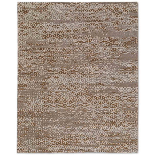 Water Force hand knotted woollen rug by Obeetee - full view