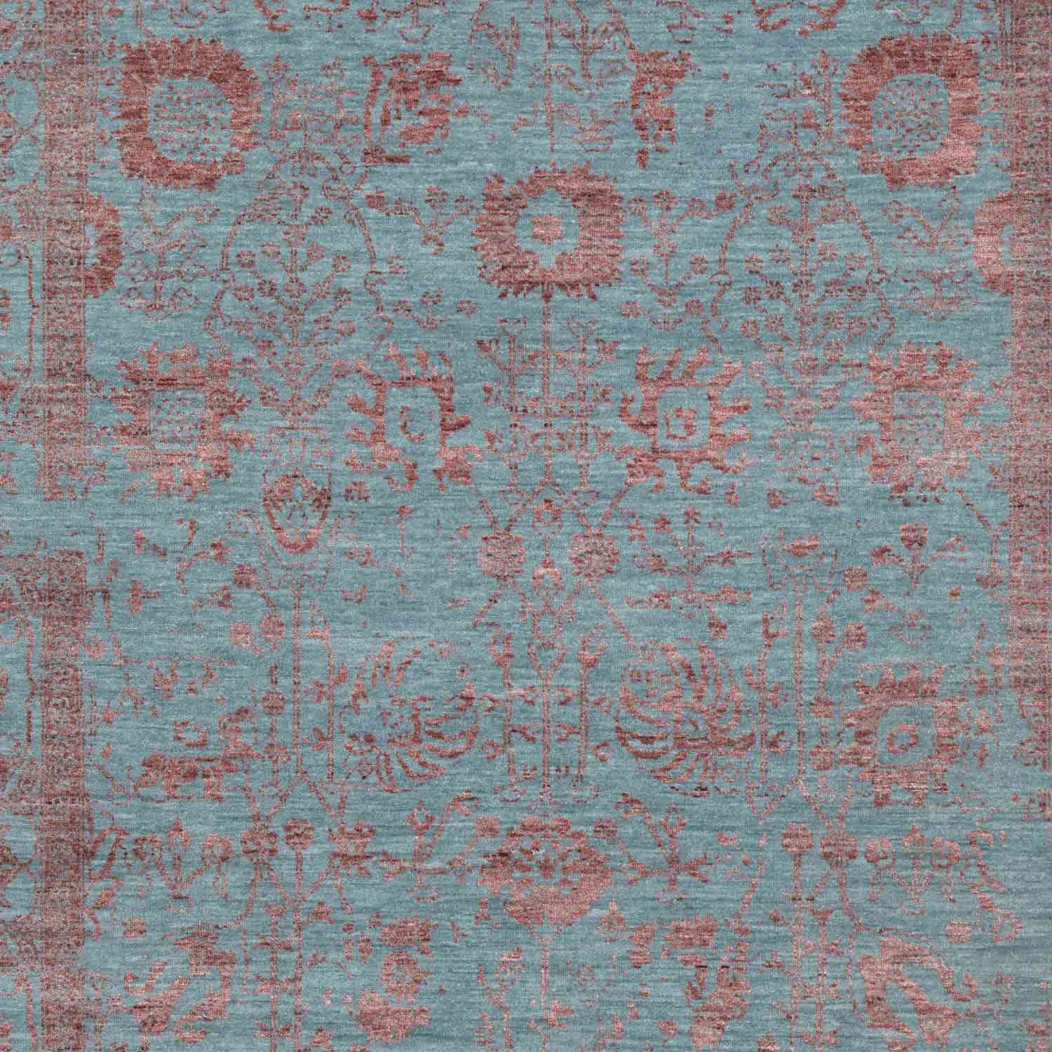 Botanicaa Hand Knotted Woollen And Viscose Rug