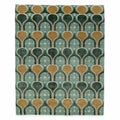 Gyantse Hand Knotted Woollen And Viscose Rug