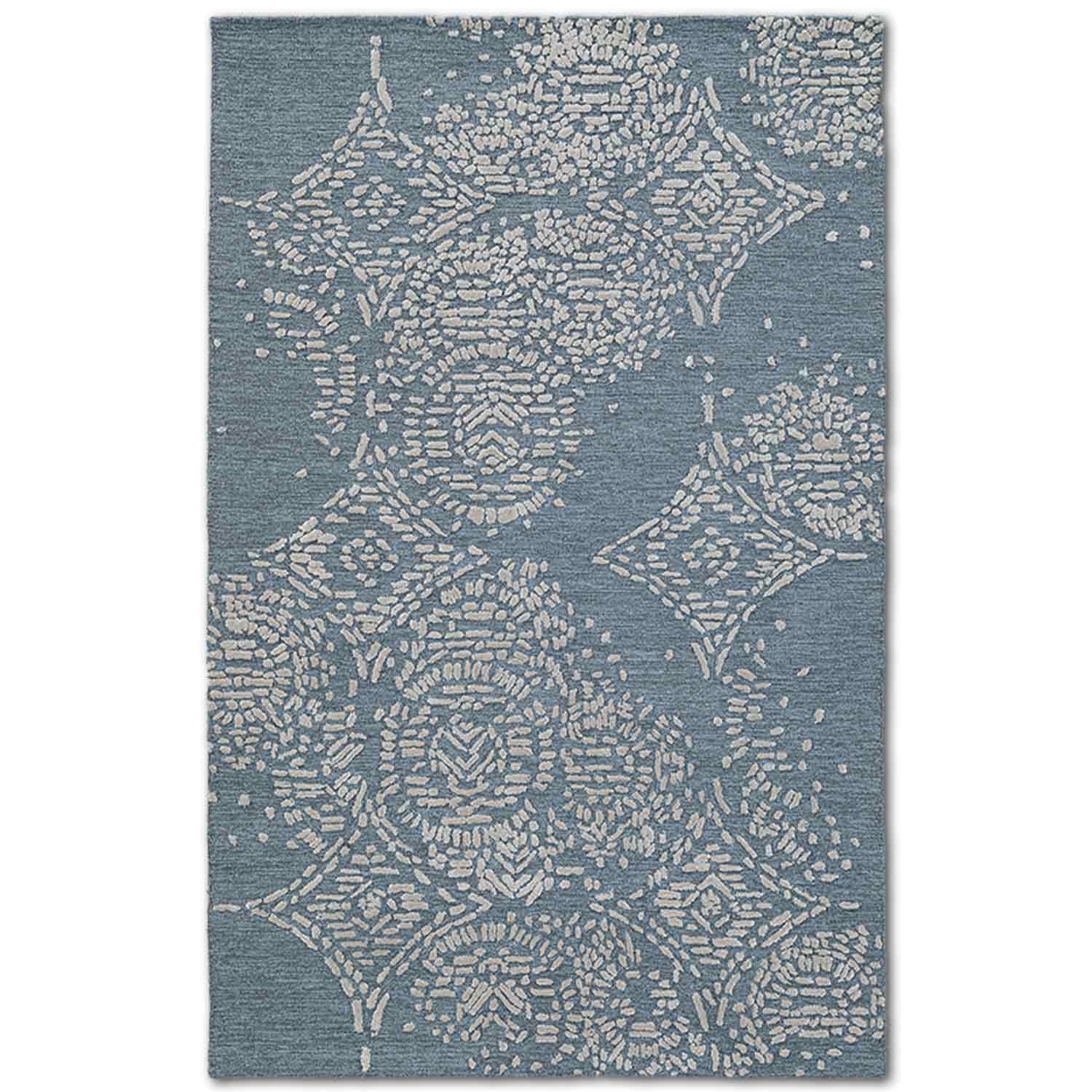 Edrce Hand Tufted Woollen And Viscose Rug