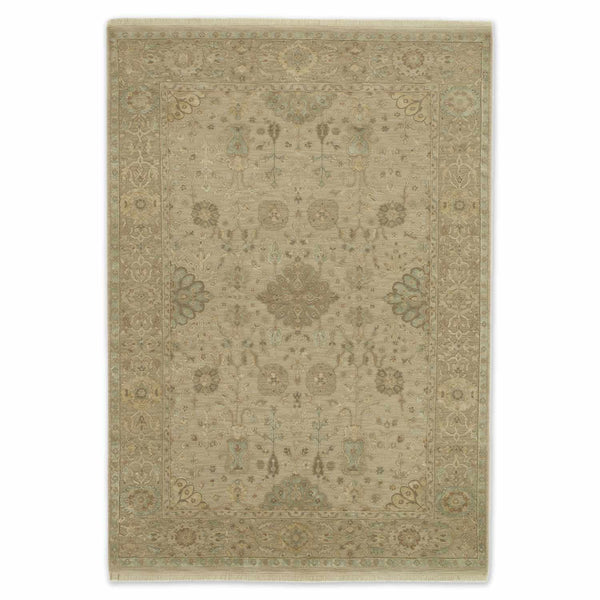 Sultan-Aelle Hand Knotted Woollen And Silk Rug