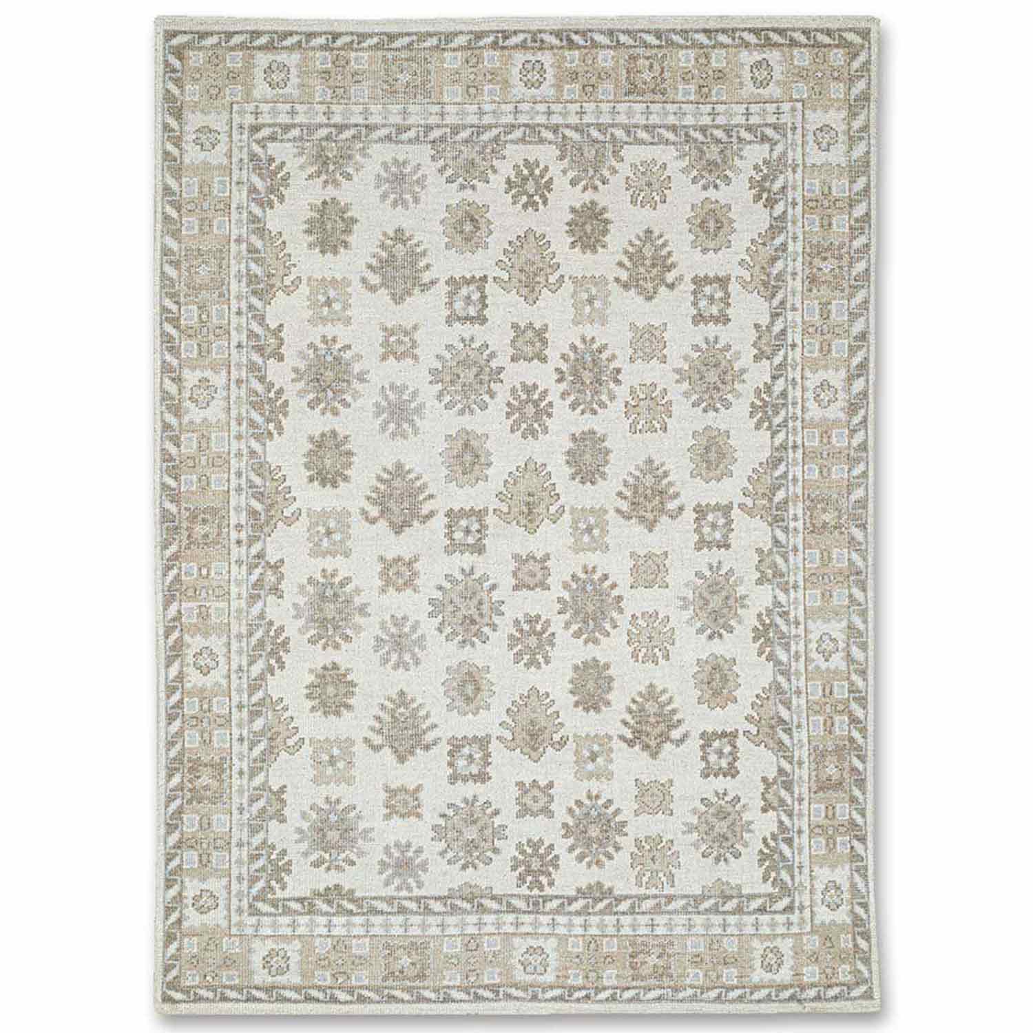 Qashahi Hand Knotted Woollen Rug