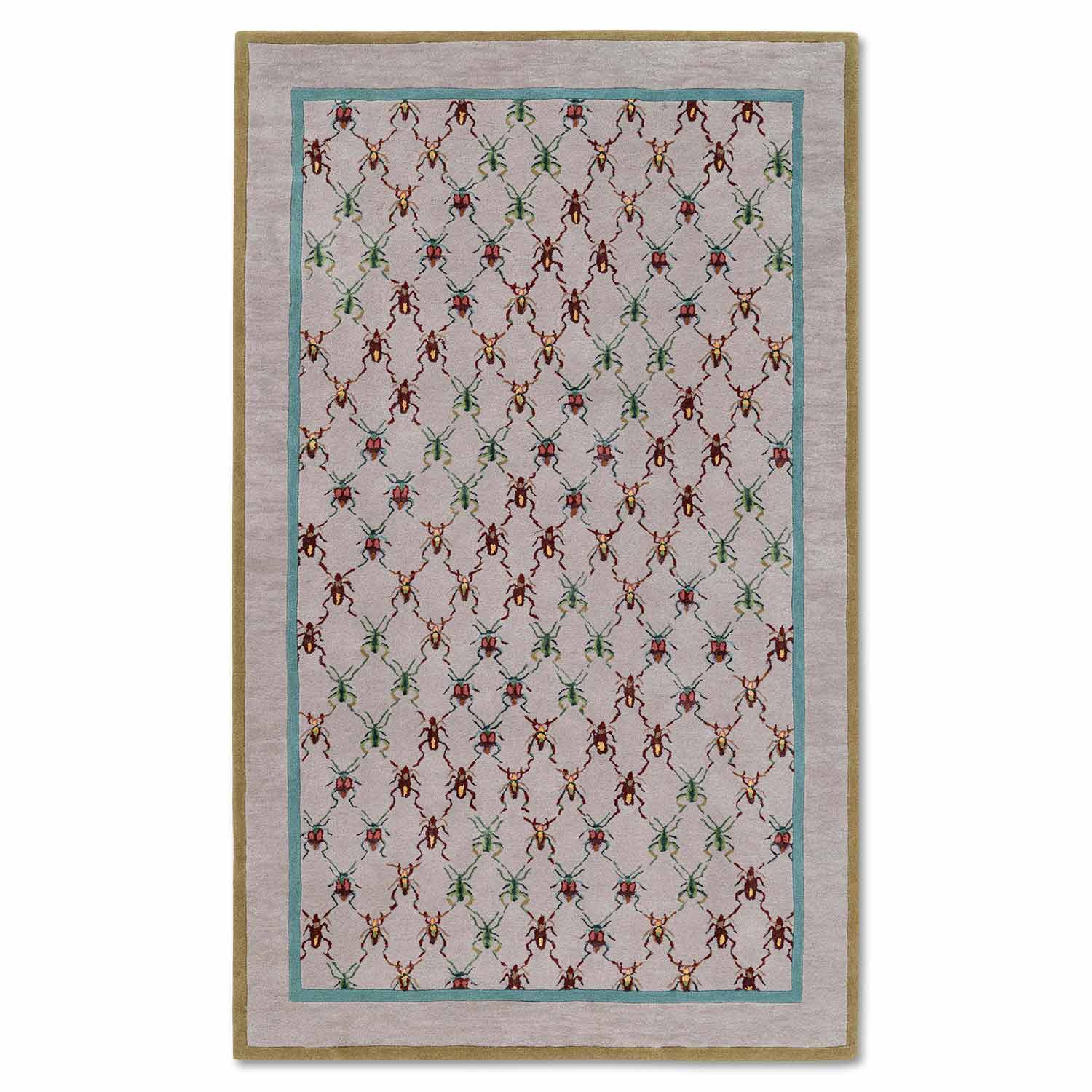 Filigree Feelers Hand Tufted Woollen And Viscose Rug By Varun Rana