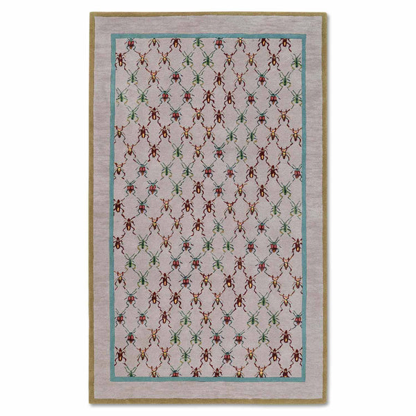 Filigree Feelers Hand Tufted Woollen And Viscose Rug By Varun Rana