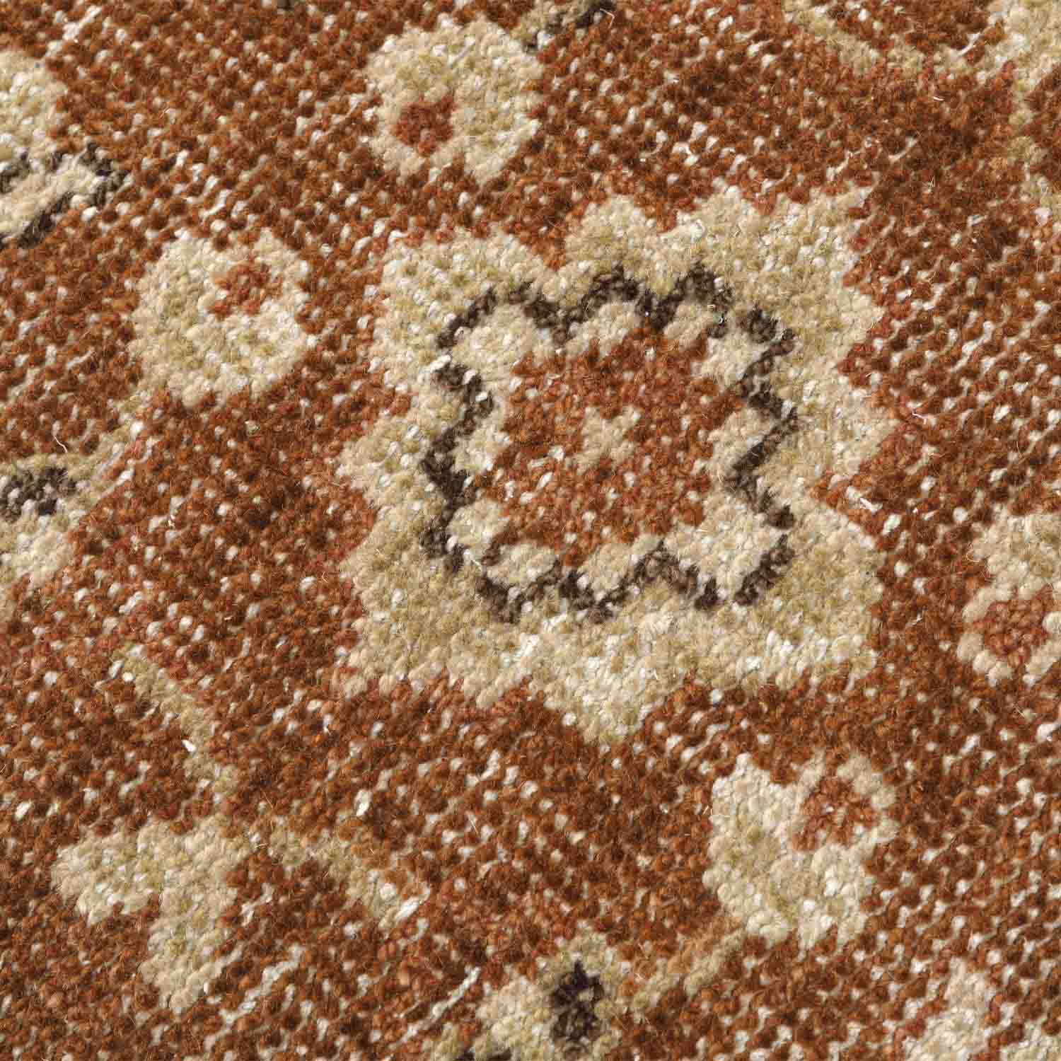 Carob Hand Knotted Woollen Rug