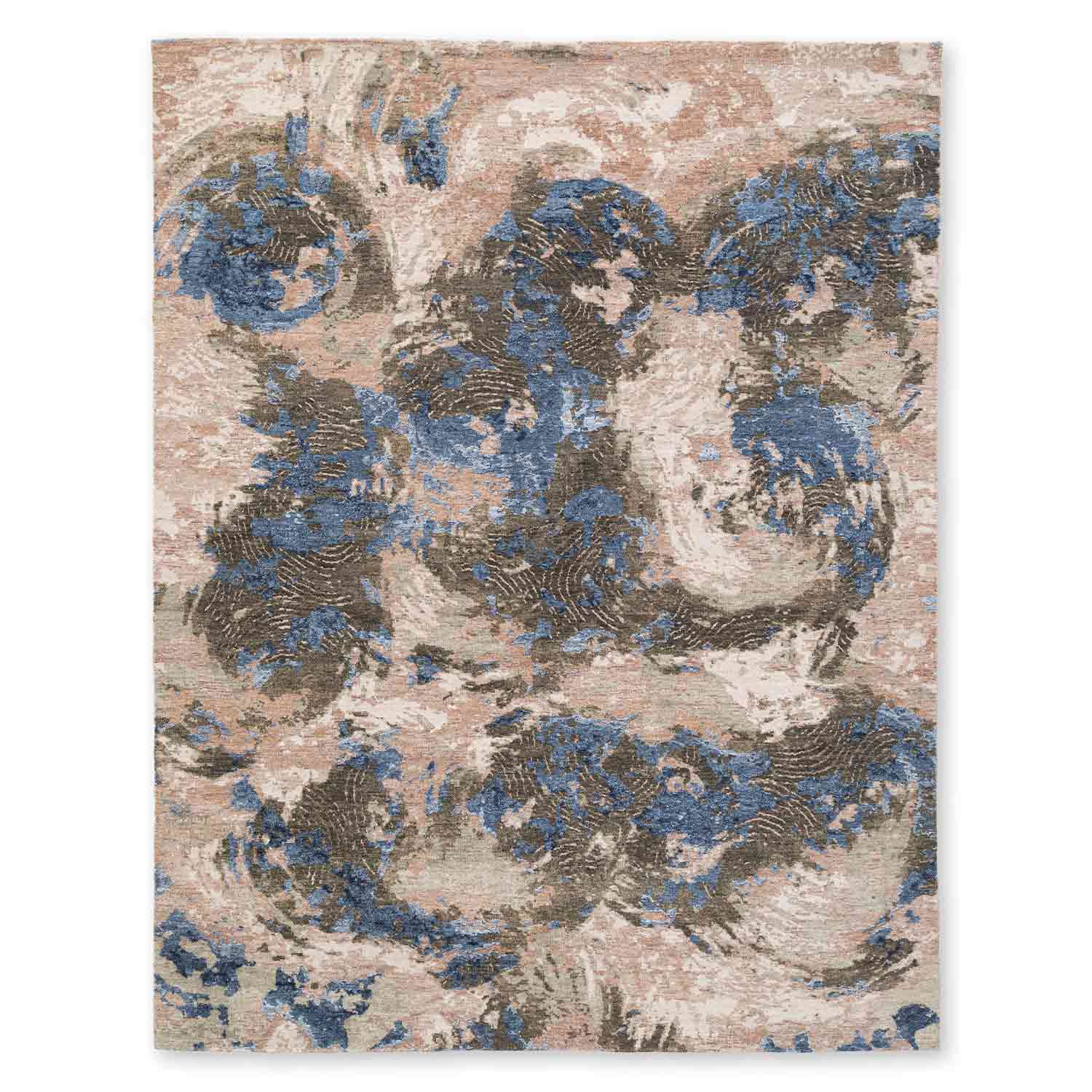 Nilvanya Hand Knotted Woollen And Silk Rug