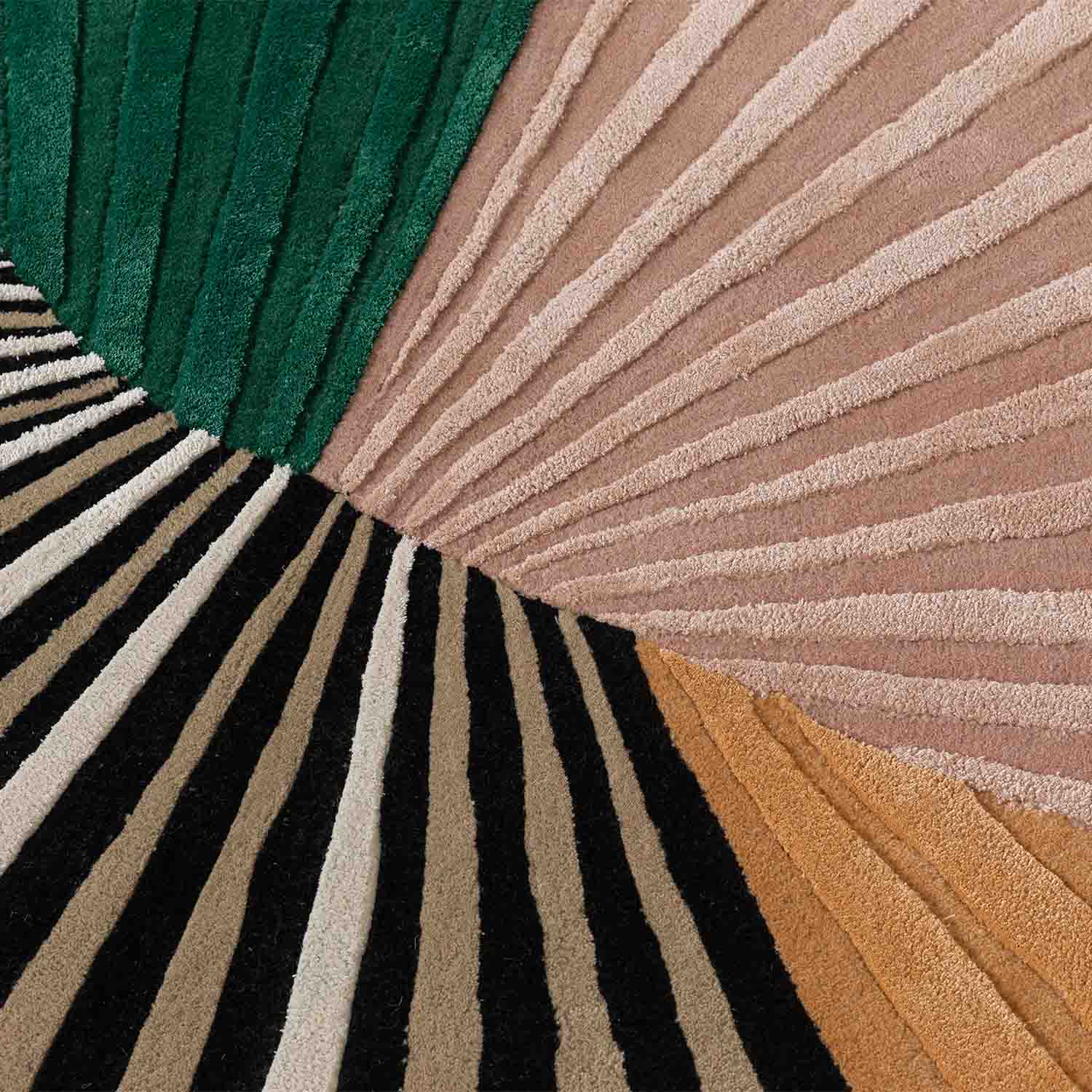 Chakli Hand Tufted Woollen And Viscose Rug