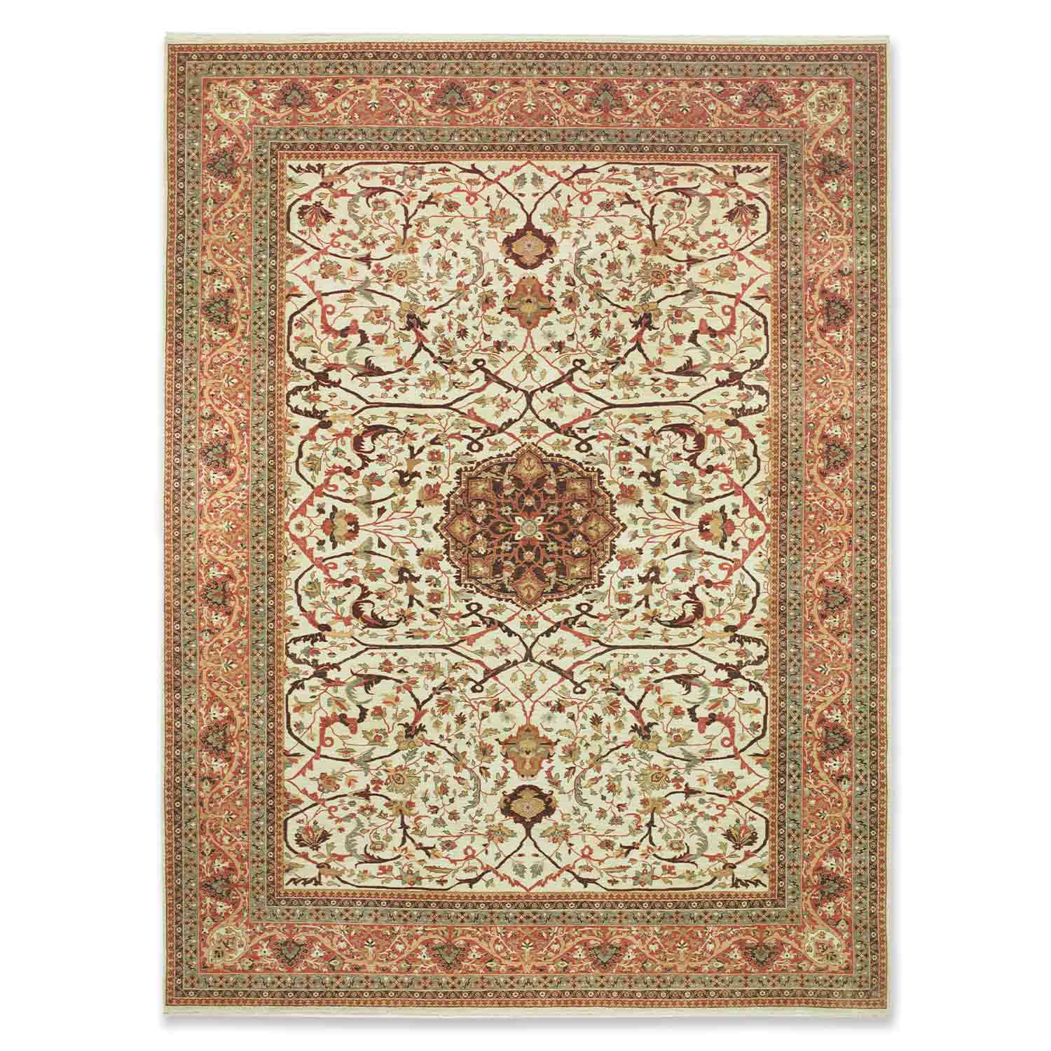 Sultaanabad Hand Knotted Woollen Rug