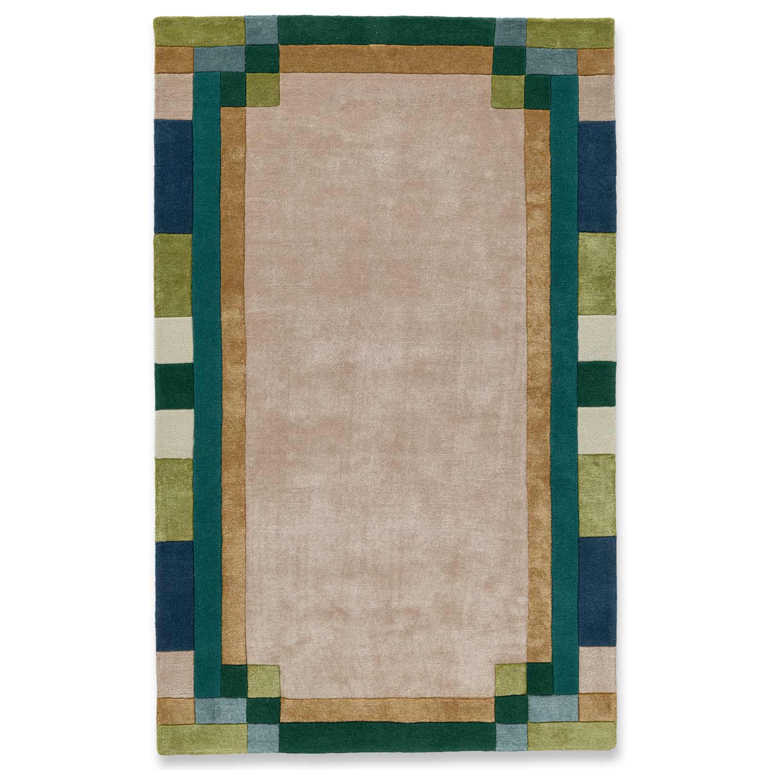 Nukkad Hand Tufted Woollen And Viscose Rug